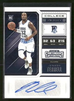 2018 Panini Contenders Draft Picks #99 Jared Terrell Auto RC - Image 1 of 2