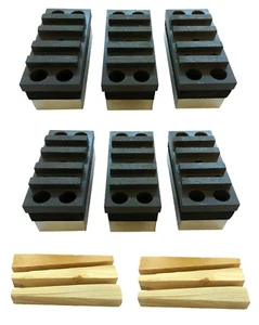Diamond Grinding Block for Husqvarna Dual Trac Floor Grinders, #30/40, 6-Pack - Picture 1 of 3