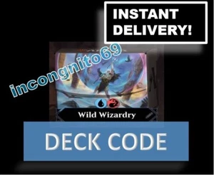 MAGIC MTG MTGA ARENA CODE CARD WELCOME BOOSTER WILD WIZARDRY ARENA DECK INSTANT - Picture 1 of 4