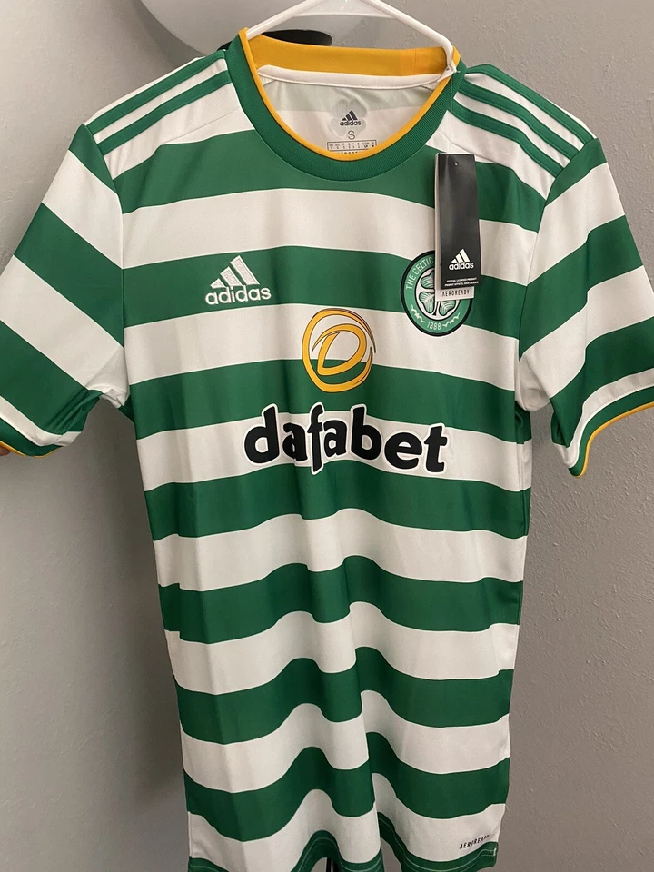 adidas IC1500 Men's Small Celtic FC Soccer Green 4th Fourth Jersey
