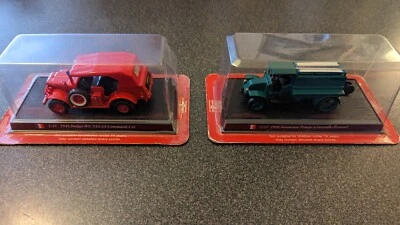 DEL PRADO French Dodge WC command car & Renault  - FIRE ENGINES - Sealed - Image 1 of 4