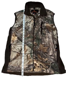 Game Winner Camo Hunting Vest Men's M Outdoor Realtree Pockets Game Bag Brown - Picture 1 of 5