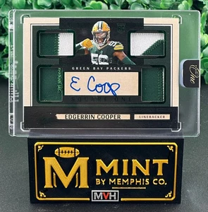 2024 Panini One Edgerrin Cooper Quad Patch Rookie ON CARD Auto /25 Packers š„š„ - Picture 1 of 2