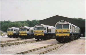 Eisenbahn Postkarte BR Class 59 Foster Yeoman Merehead 1986 Lok - Bild 1 von 1