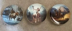 The Hamilton Collection - Drei Indianer Sammelteller Mystic Warriors - Bild 1 von 6