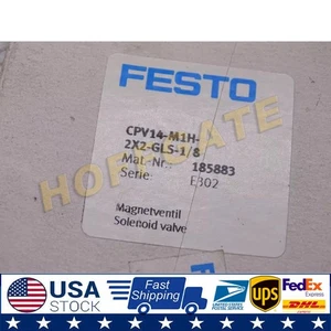 Elettrovalvola aria nuova CPV14-M1H-2X2-GLS-1/8 Festo 185883 spedizione veloce - Foto 1 di 5