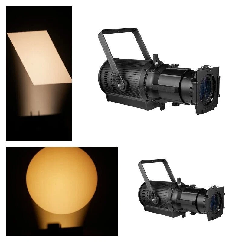 2X 300w LED Ellipsoidal Leko Projector Spot Cool/Warm white 2in1 Profile Light - Image 1 of 4