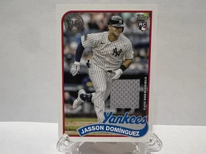 2024 Topps Update Series - 1989 Topps Baseball Relics #89RU-JD Jasson Dominguez - Picture 1 of 1