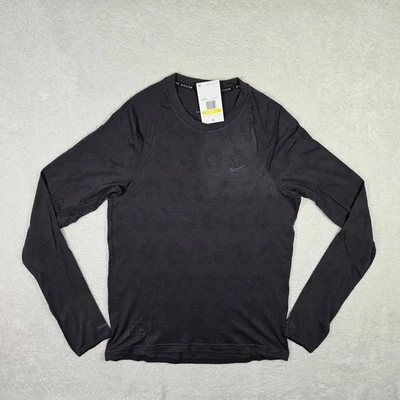 Camisa para correr Nike Therma FIT ADV mezcla de lana para hombre pequeña manga larga FZ1125-573 S Foto 1 de 4