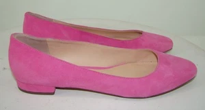 J Crew Carolyn Womens Skimmer Slip on Flats in PINK Suede Size 7.5 C131 - Picture 1 of 9