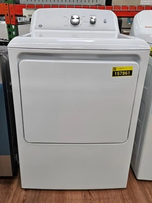Secadora eléctrica de carga frontal GE GTD38EASWWS 27" blanca 7,2 pies cúbicos nueva en caja #157861 Foto 1 de 4