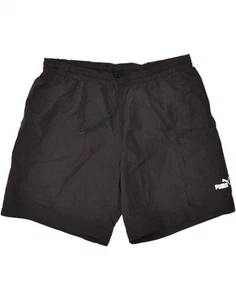 PUMA Mens Sport Shorts XL Black Polyester HS11 - Picture 1 of 3