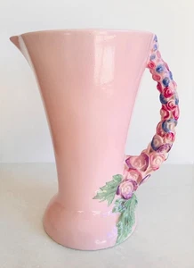 Large Clarice Cliff "My Garden" Jug, Bizarre Range, Art Deco 1930s Collectible - Picture 1 of 11