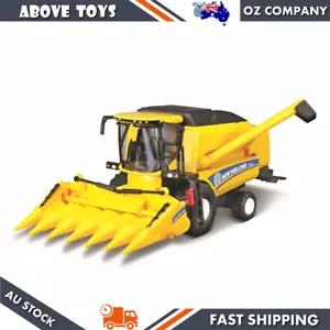 Cosechadora y cabezal de maíz Bburago Farmland New Holland TC5.90 juguete fundido a presión - Imagen 1 de 1