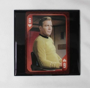 Captain Kirk Star Trek Limited Edition Collector Card Drink Coaster - Picture 1 of 4