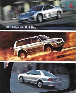 Folleto de coche Mitsubishi 2001 línea modelo folleto de ventas catálogo distribuidor Eclipse - Imagen 1 de 2