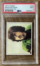 Graham Nash 1972 Panini Cantanti #265 Crosby Stills & Nash Rock HOF - PSA 9 RARE