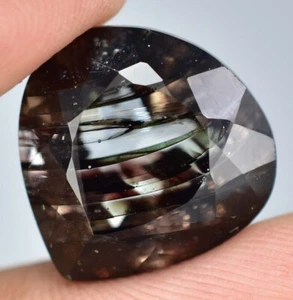 Flawless 23.20Ct Natural Bi-Mines Rutile & Sunstone Loose Gemstone Certified - Imagen 1 de 7