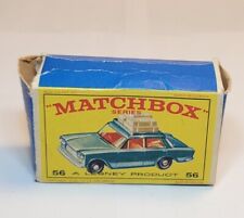 Matchbox Lesney 56 Fiat 1500 Original Empty Box Vintage