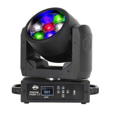 American DJ ADJ Focus Flex L7 RGBL LED Wireless DMX Moving Head Beam/Wash Light - Image 1 of 4