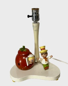 Nursery Originals Wood Lamp Base Musical Pumpkin VTG Underwriters Laboratories - Picture 1 of 16