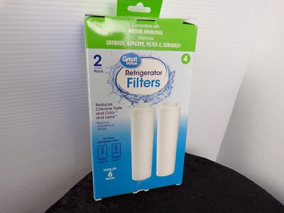Filtro de agua para refrigerador Maytag/Whirlpool paquete de 2 Foto 1 de 4