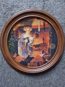 1979 Norman Rockwell "Somebody's Up There" Teller - Bild 1 von 4