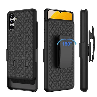 For Samsung Galaxy A13 A14 A53 5G Phone Case Stand Cover with Belt Clip Holster - Image 1 of 4