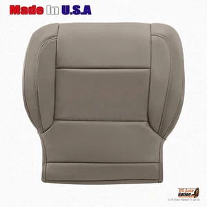 2015 2016 2017 2018 Chevy Suburban Driver Bottom Leather Seat Cover Dune "Tan" - Picture 1 of 12