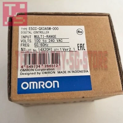 Omron E5CC-QX3A5M-000 E5CCQX3A5M000 100-240VAC digital temperat# 1pcs New In Box - Image 1 of 4