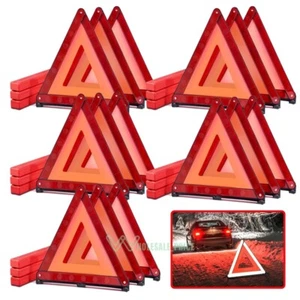 3-15x DOT Approved Car Emergency Warning Triangle Reflective Safety Roadside Kit - Picture 1 of 23