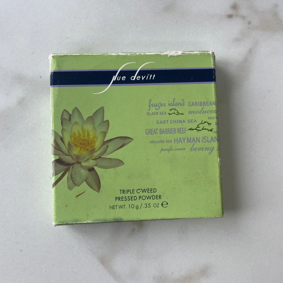 Sue Devitt Triple C-Weed Pressed Powder - Quiet & Still Make up NIB deals sales - Image 1 of 3