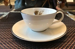 Nancy Prentiss Ivory Rose 1964 Coffee Cup & Saucer Set - Picture 1 of 3