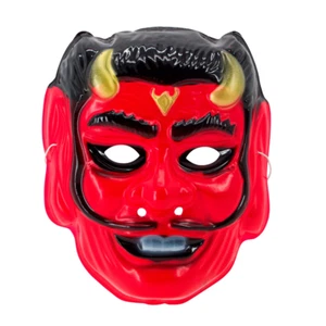 MASCHERA DEMONE ACCESSORI TRAVESTIMENTO HALLOWEEN BAMBINO - 5448H - Foto 1 di 1