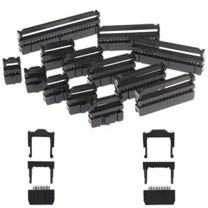 10Pcs 6/8/10/12/14-50Pin IDC Socket Plug Ribbon Cable Connector 2.54mm PitY-bz - Picture 1 of 24