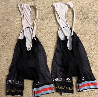 Лот из 2 Voler велоспорт гонки нагрудник шорты мужской маленький - Изображение 1 из 4