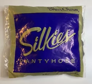 Vintage 1993 Silkies Sheer Charm X-Tall Strumpfhose Taupe 519 Neu im Paket - Bild 1 von 4