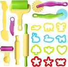 nuoshen Clay Dough Tool Kit, 20 Pcs Play Dough Tools Plastic DIY Playdough Set 