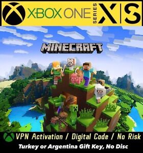 Minecraft (Xbox One, Series X|S Gift Key) Turkey Region ✅VPN ✅No Disc
