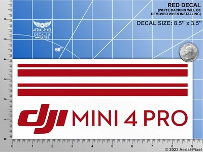 DJI Mini 4 Pro Drone Case Decal  for Nanuk Pelican GoProfessional GPC & More - Image 1 of 3