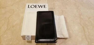 LOEWE Lange Geldbörse Leder Logo Allover Muster Authentisch Direkt aus JAPAN - Bild 1 von 6