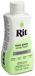 Rit Dye Liquid 8oz-Neon Green