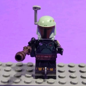 Lego Star Wars Boba Fett Minifigure Beskar Armor W/ Jetpack Blaster Mandalorian - Picture 1 of 5