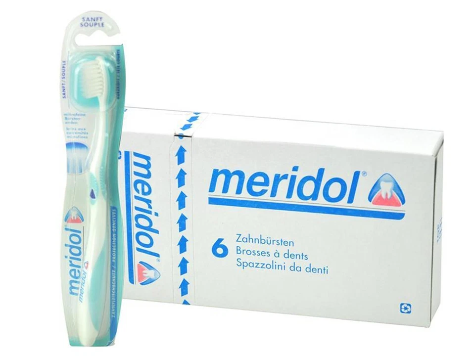meridol Zahnbürste sanft Zahn Ergonomisch geformte Handzahnbürste - Bild 1 von 1