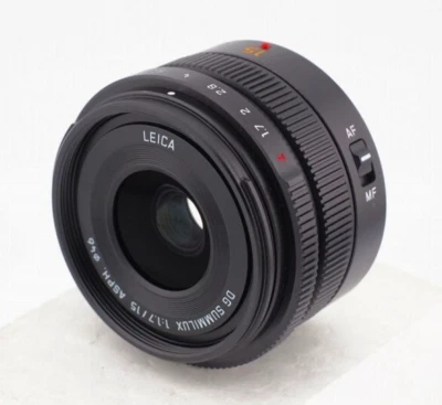 Panasonic LUMIX G LEICA DG SUMMILUX 15mm /F1.7 ASPH. H-X015-K BLACK USED - Image 1 of 4