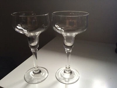 Glas Kerzenstaender 2er Set - Bild 1 von 4