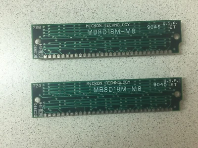 Micron MB8D18M-M8 1M simm ram 9042 - Image 1 of 3