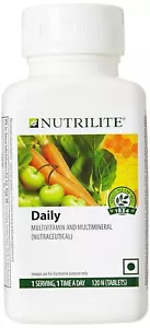 Amway NUTRILITE Daily 120 Tablet Multivitamin and Multimineral Pure Natural - Picture 1 of 4