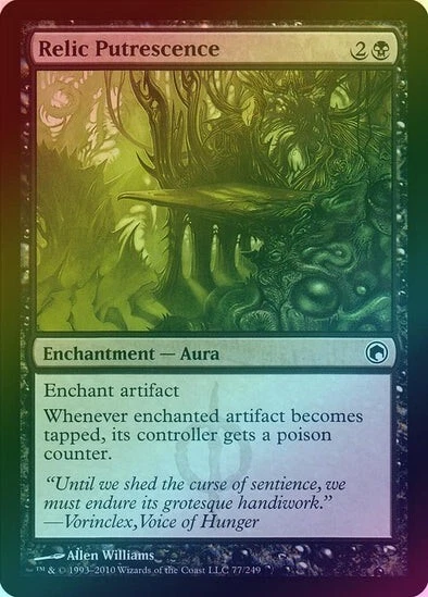 Relic Putrescence Foil (NM) - Scars of Mirrodin - Magic the Gathering. - Image 1 of 1