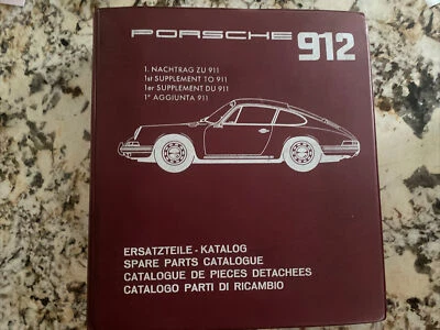 Porsche 912 Spare Parts Catalogue 1966-1968. 1st Supplement To 911 - Image 1 of 4